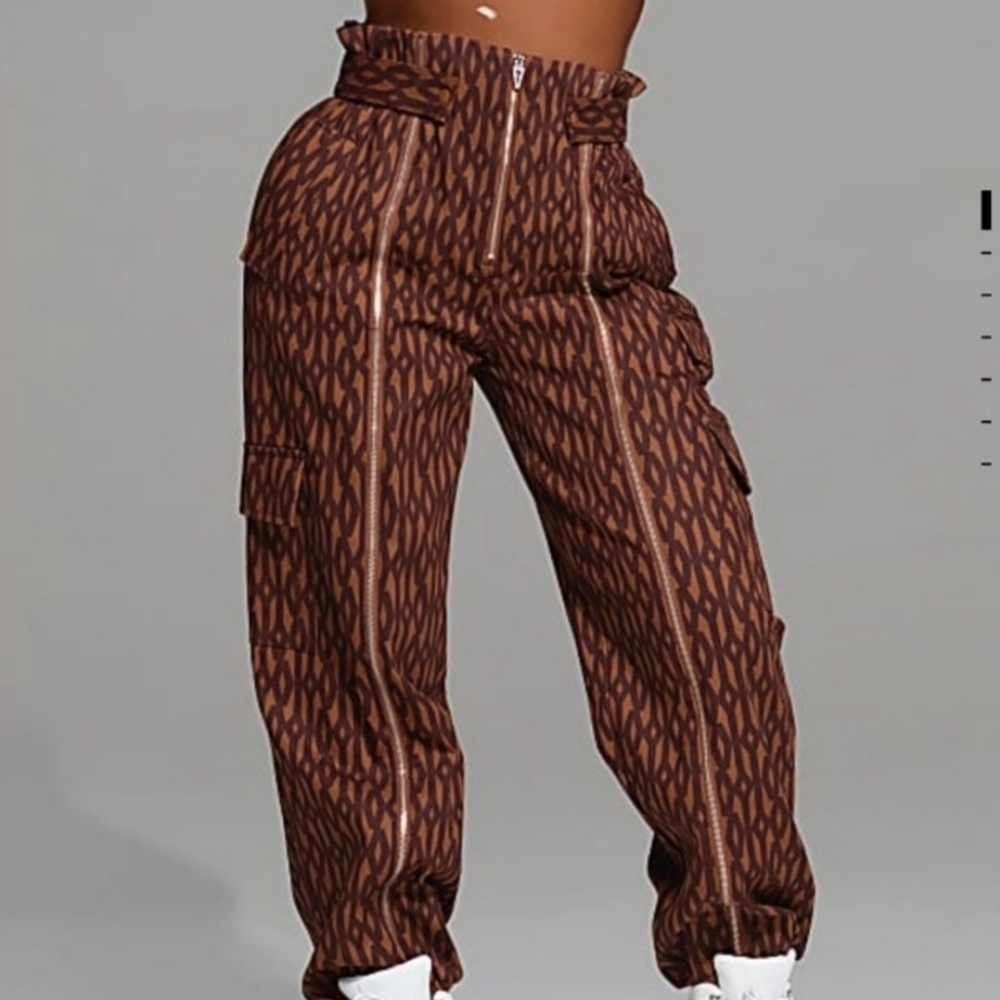 IVY PARK Monogram Zipper Pants